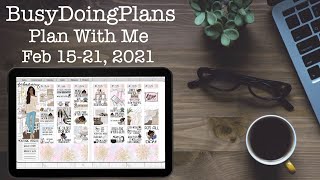 Digital Plan With Me I ft. PinkPlannerShop I Winter Delights Kit