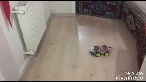 Arduino ile Engelden Kaçan Araba Robotu TEST2-Grup üyeleri açıklamada verilmiştir.
