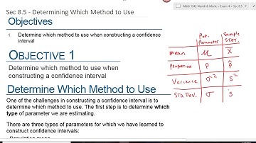 Math 1342 Navidi Sec 8.5 Determining Which Method to Use