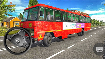 Village Route Tata Bus Driving Games: 2025 - Indian Sleeper Bus Simulator -Bus Game Android Gameplay