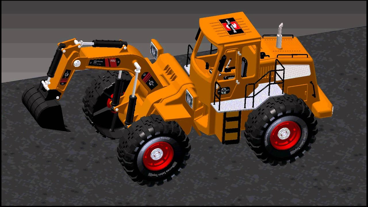 Autodesk Inventor 2013 3D Toy Excavator YouTube