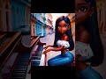 🎹 Kubanisches Piano Girl spielt im Stil von Halvorsen | Entspannung & Eleganz #shorts #studymusic