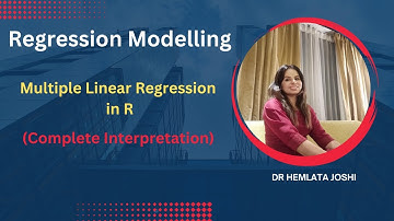 Multiple Linear Regression Model With Interpretation in R | Multi-Variable Regression in R