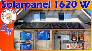 Solaranlage selber anschließen Ja-Solar 1620 Wp mit Dachhaken ans Schrägdach montieren | IngosTipps