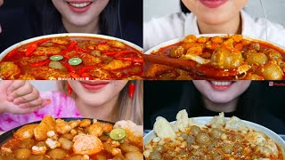 COMPILATION MUKBANG BAKSO ACI KUAH PEDAS