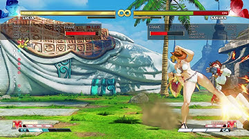 [スト５]ルシア（Vトリガー1）CAなしで２8ヒットコンボ