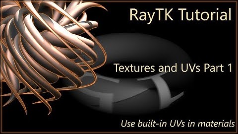 RayTK Tutorial: Textures and UVs Part 1