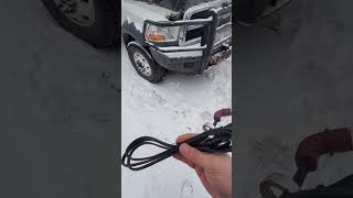 6.7 Cummins block heater cord install