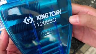 HCETOOL - KINGTONY 11208SQ (M3-M50) | Bộ tháo bulong ốc gãy 8 chi tiết