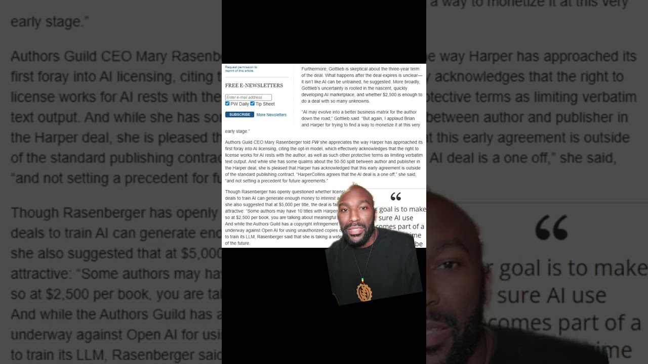 HarperCollins & Microsoft AI Partnership: Future of Book Publisher