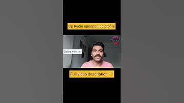 Up radio operator job profile | full video👇 #shorts #upsi #shortsvideo #viralshorts #ytshorts