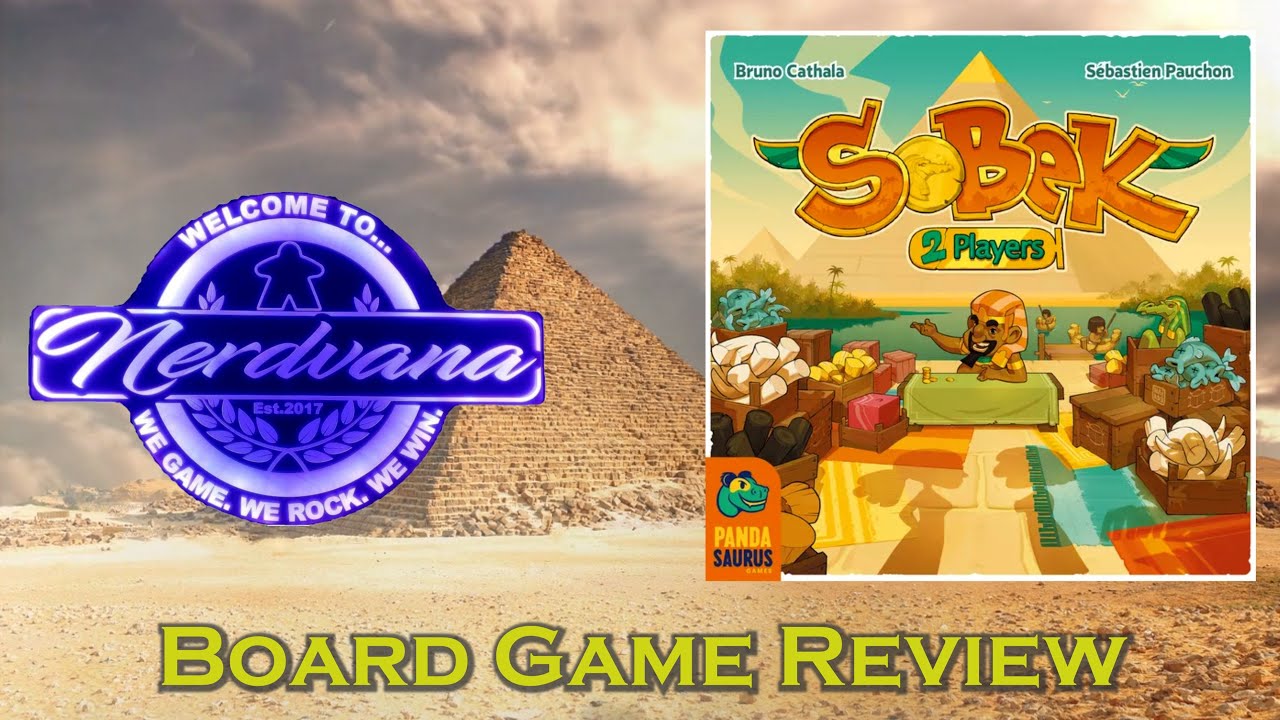  Sobek 2 Players Board Game - Navigate the Bountiful Markets and  Outwit Your Opponent! Strategy Game for Kids and Adults, Ages 10+, 2 Players,  20 Minute Playtime, Made by Pandasaurus Games : Toys & Games