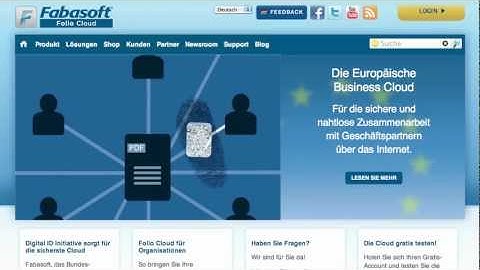 MAwA12 - BusinessSolutions&mGovernment: Fabasoft Folio Cloud