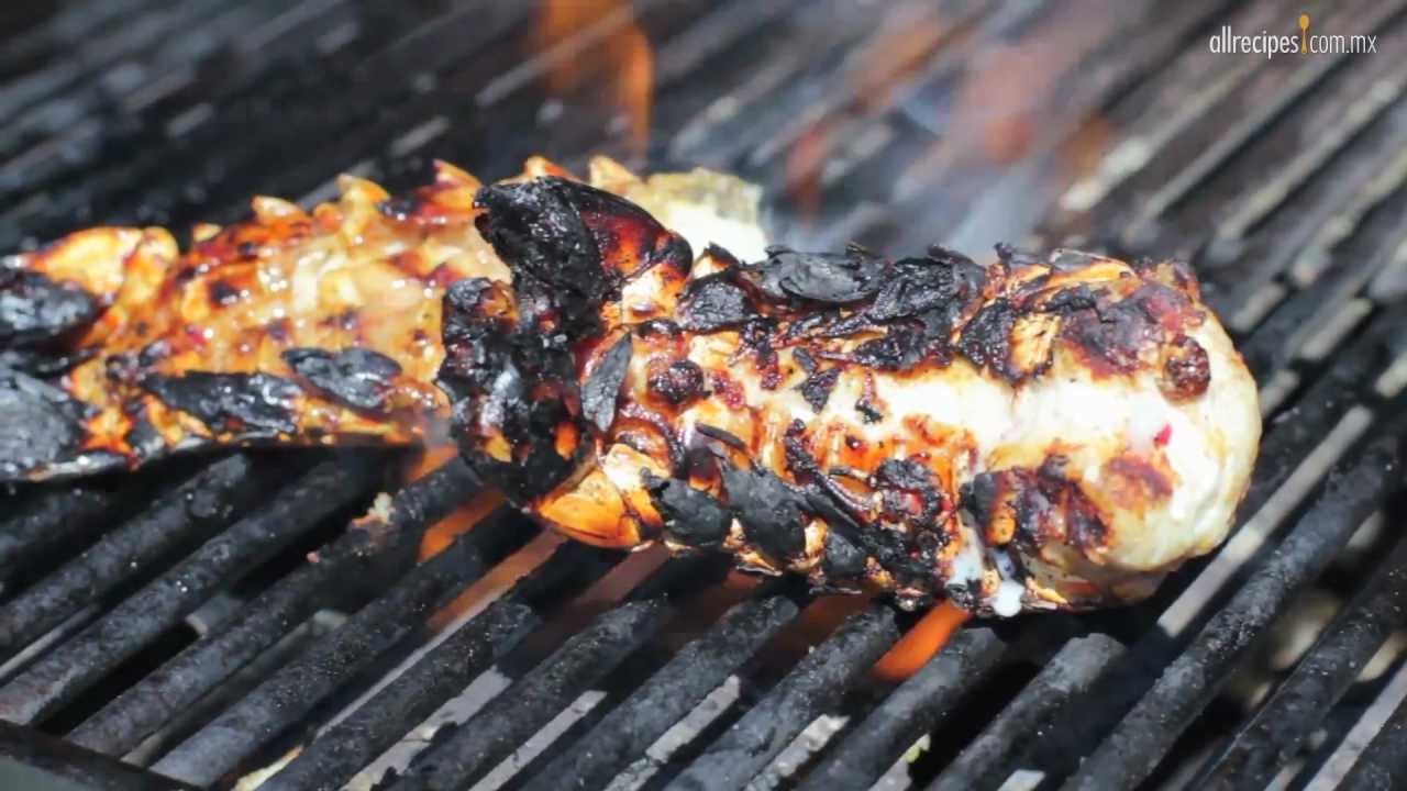 Cola de langosta a la parrilla - YouTube