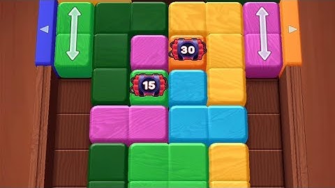 Wood Away Block Jam Level 145 Game Walkthrough Solution