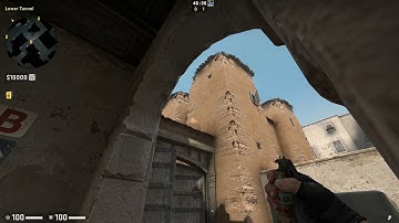 Dust 2 flash: Lower Tunnels to CT Support Flash/Pop Flash