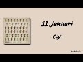 11 Januari - Gigi | Lirik Lagu