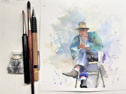 Figure Painting Techniques - WATERCOLOR IN 5