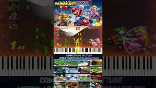 Mario Kart 64 - Choco Moutain [MIDI] #retrogaming #midi #music #games #piano