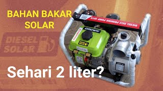 Pompa air irigasi bahan bakar solar. Pasti hemat!