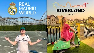 Riverland Dubai Vlog & NEW For 2024 Real Madrid World Theme Park Construction