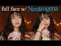 FULL FACE USING NEUTROGENA MAKEUP PRODUCTS