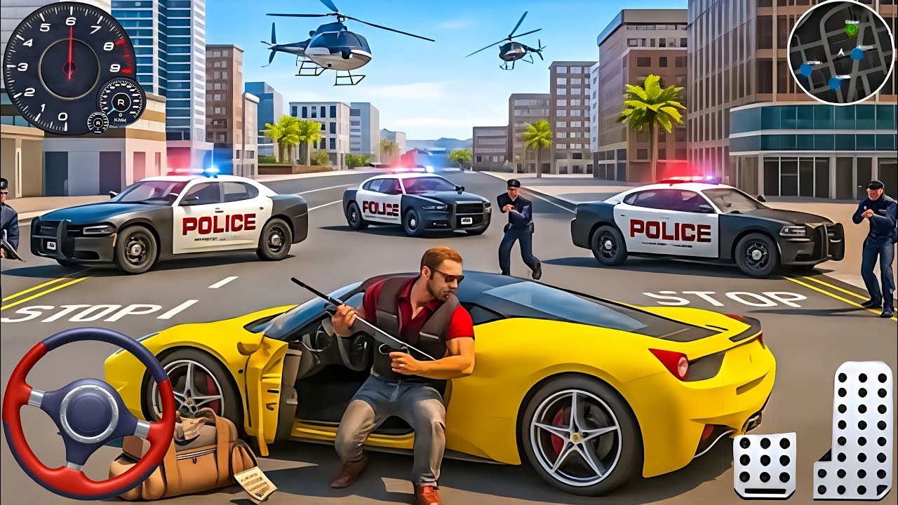 Police Car Chase Simulator 3D Game - Real Cop Cars Driving Simulator ...