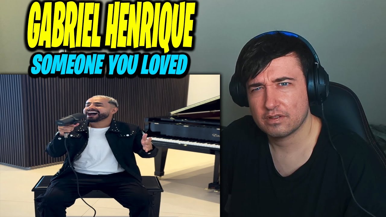 INCREDIBLE VOCALS!! Someone You Loved - Gabriel Henrique (REACTION!!)