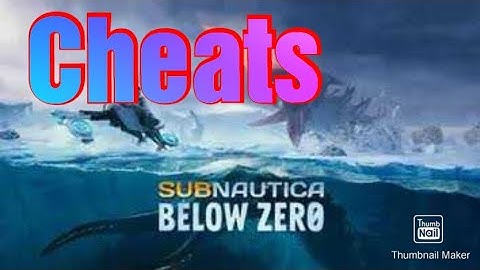 How to cheat in Subnautica Below Zero Ps4/Xbox and PC (2022)