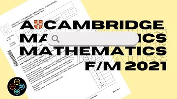 A Level Pure Math Feb March 2021 Paper 12 9709/12
