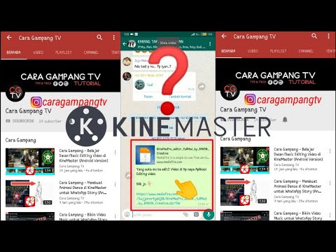 Cara Gampang Instal/Download Aplikasi KineMaster format .zip (Android Version)