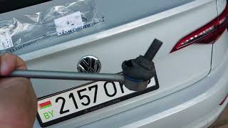 Как влияет регион на авто. VW Jetta 7 из США, замена тяги стабилизатора.