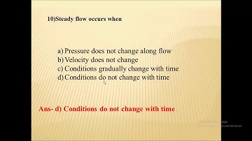 Fluid mechanics MCQ part 2 - AMVI RTO 2020 main exam