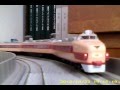 Nゲージ 151系 特急こだま 並走キーレスカメラ撮影 8両編成  N-gauge