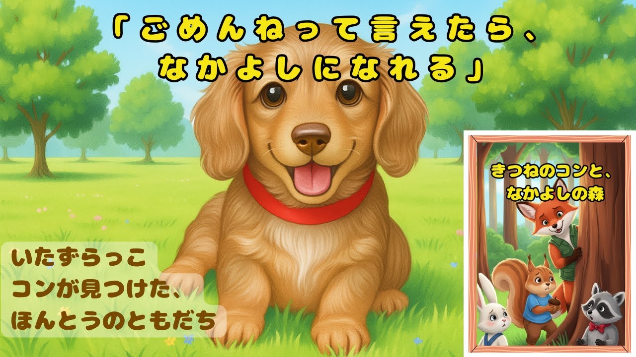 「ごめんねコン！ともだちっていいね｜心あたたまる森の物語」