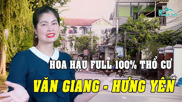 HOA HẬU đất full 100% thổ cư Văn Giang - Hưng Yên | Quỹ Hàng Thanh Vân BĐS