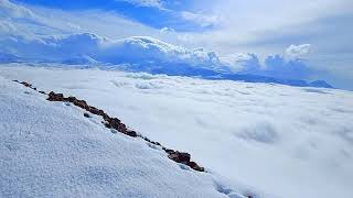 Yılanlı Dağı'ndan hiç alışık olmadığınız Kayseri ve Erciyes görüntüleri