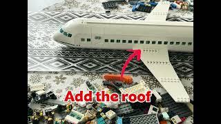 Airbus 310 simple tutorial #lego #buiding #build #play #plane #airbus #design #construction #fun