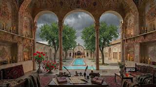 You're Reading Alone In a Secluded Ancient Courtyard | Rainy Spring Ambience | Poet Core