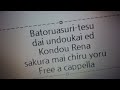バトルアスリーテス大運動会 ReSTART! ED - 桜舞い散る夜に - 近藤玲奈 Free a cappella フリーアカペラ