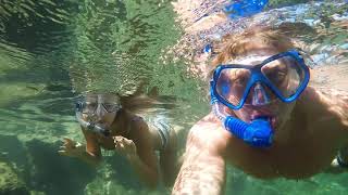 SNORKELING IN A LAGOON (CRETE, GREECE)