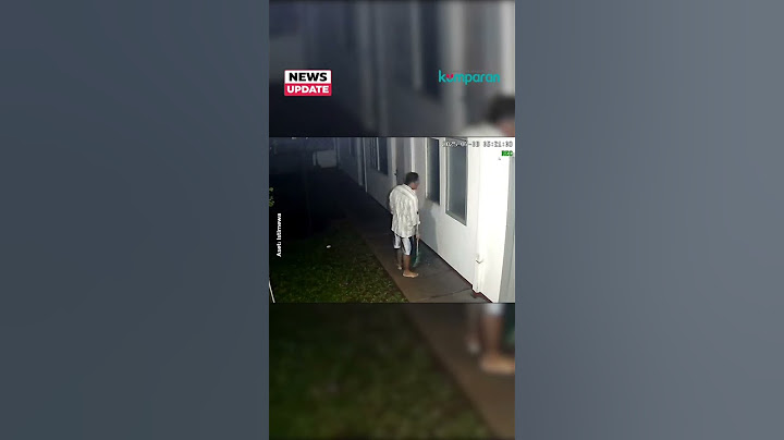 CCTV Kos Diplomat Arya 2 Jam Sebelum Dibuka Paksa Penjaga