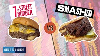 Best SMASH Burger in the LES?!  7th Street Burger vs Smashed