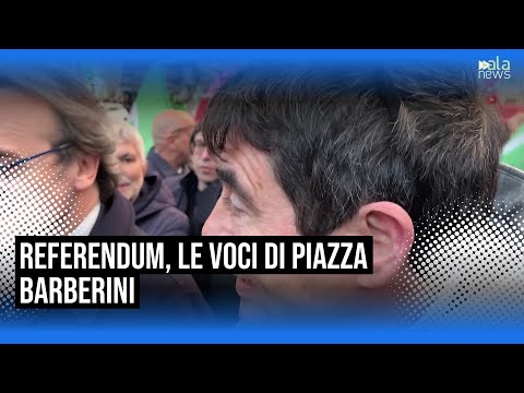 Video Le voci di Piazza Barberini dopo la vittoria del No al referendum