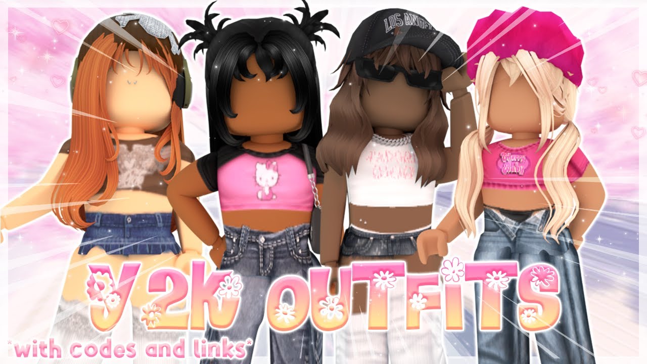 user: jtvxe  Y2k outfit ideas, Roblox avatars girl baddie cute