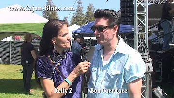 Bob Corritore Chats With Kelly Z @ The Simi Valley Cajun & Blues Fest 2012
