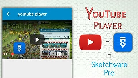 How to use the Youtube player in sketchware pro