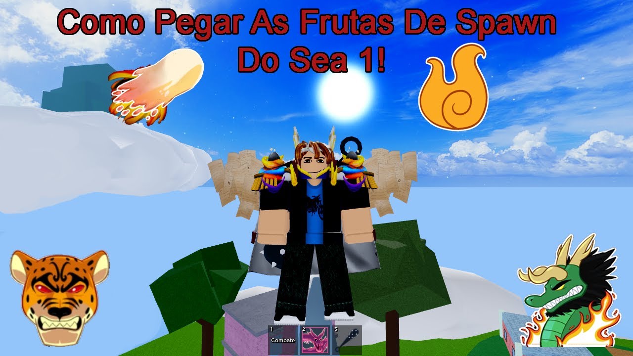 SPAWN DE TODAS AS FRUTAS DO SEA 2 BLOX FRUITS! 