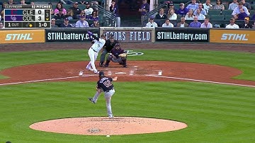 CLE@COL: Gonzalez drives in two with homer to center