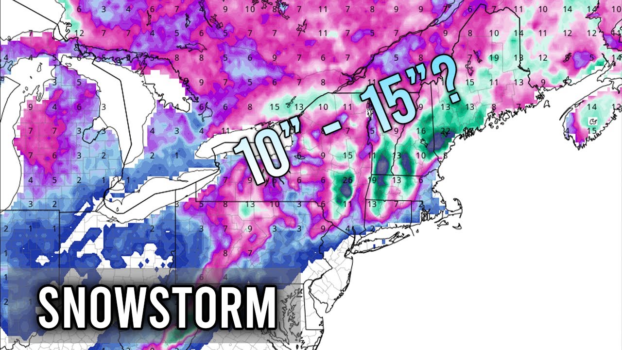Weekend Major Winter Storm - YouTube